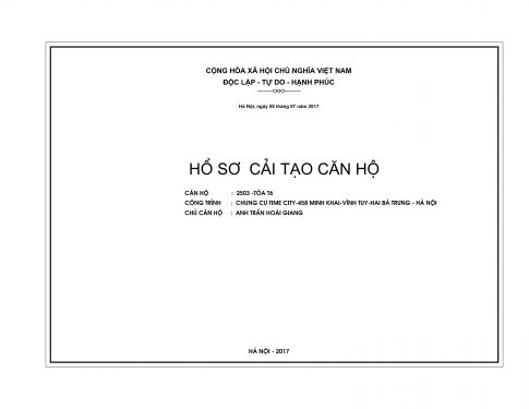 File hồ sơ thiết kế nội thất đầy đủ của GIAPHUC INTERIOR