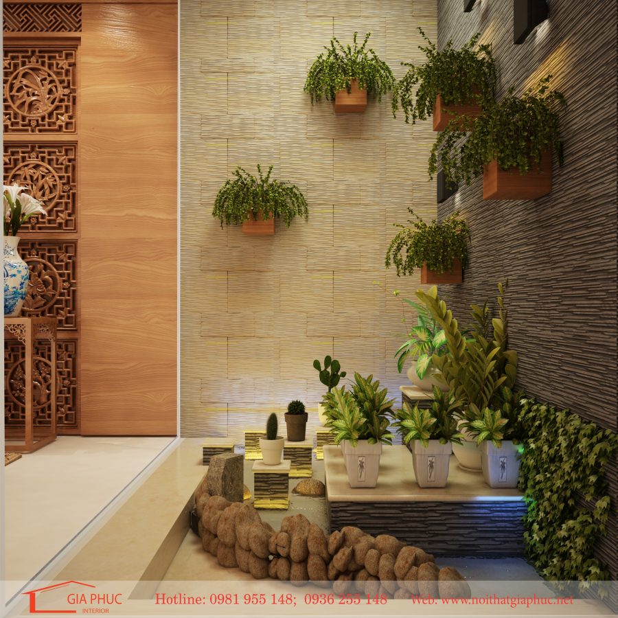 Nội thất phòng thờ-Thiết kế thi công nhà phố