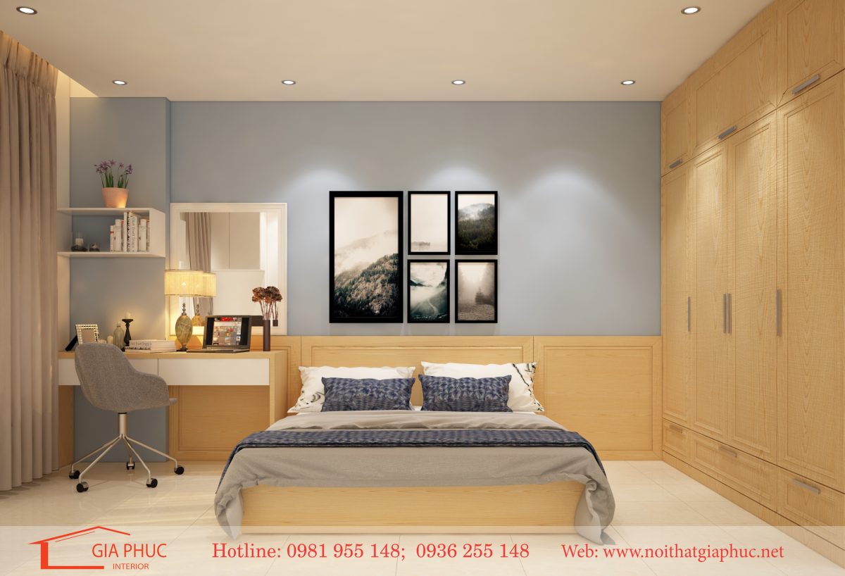 Nội thất phòng ngủ-Thiết kế thi công nhà phố