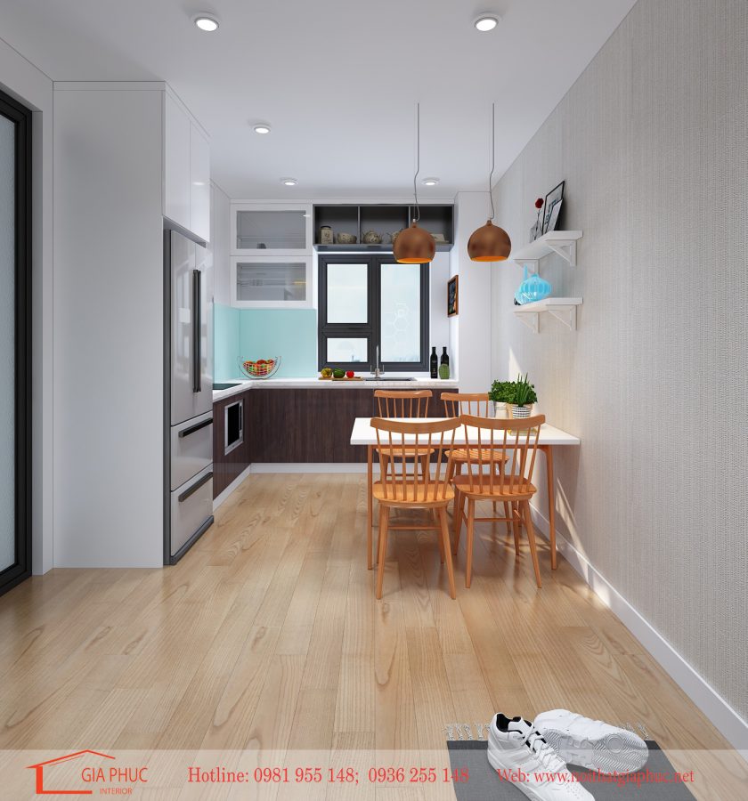 Phòng bếp-nội thất đơn giản