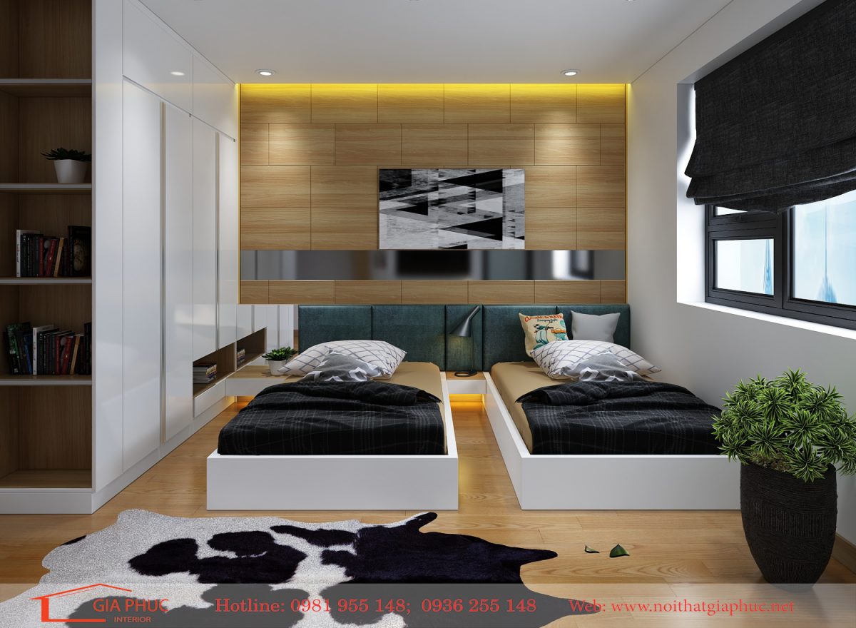 Phòng ngủ-nội thất đơn giản