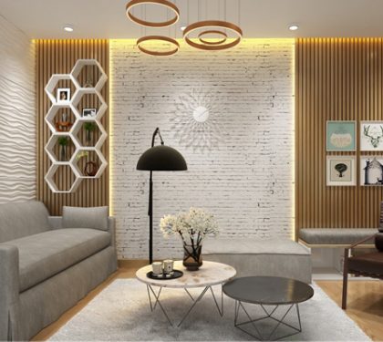 Nội thất đơn giản cho căn hộ 80m2